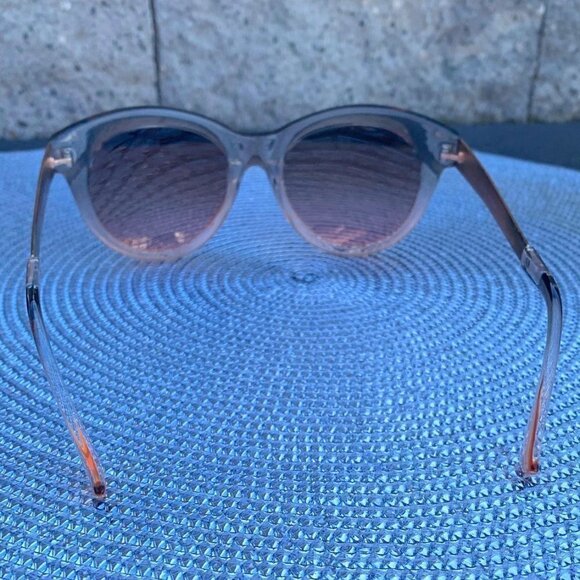 Kenneth Jay Lane Gray/Blush Cat Eye Sunglasses - Picture 7 of 12
